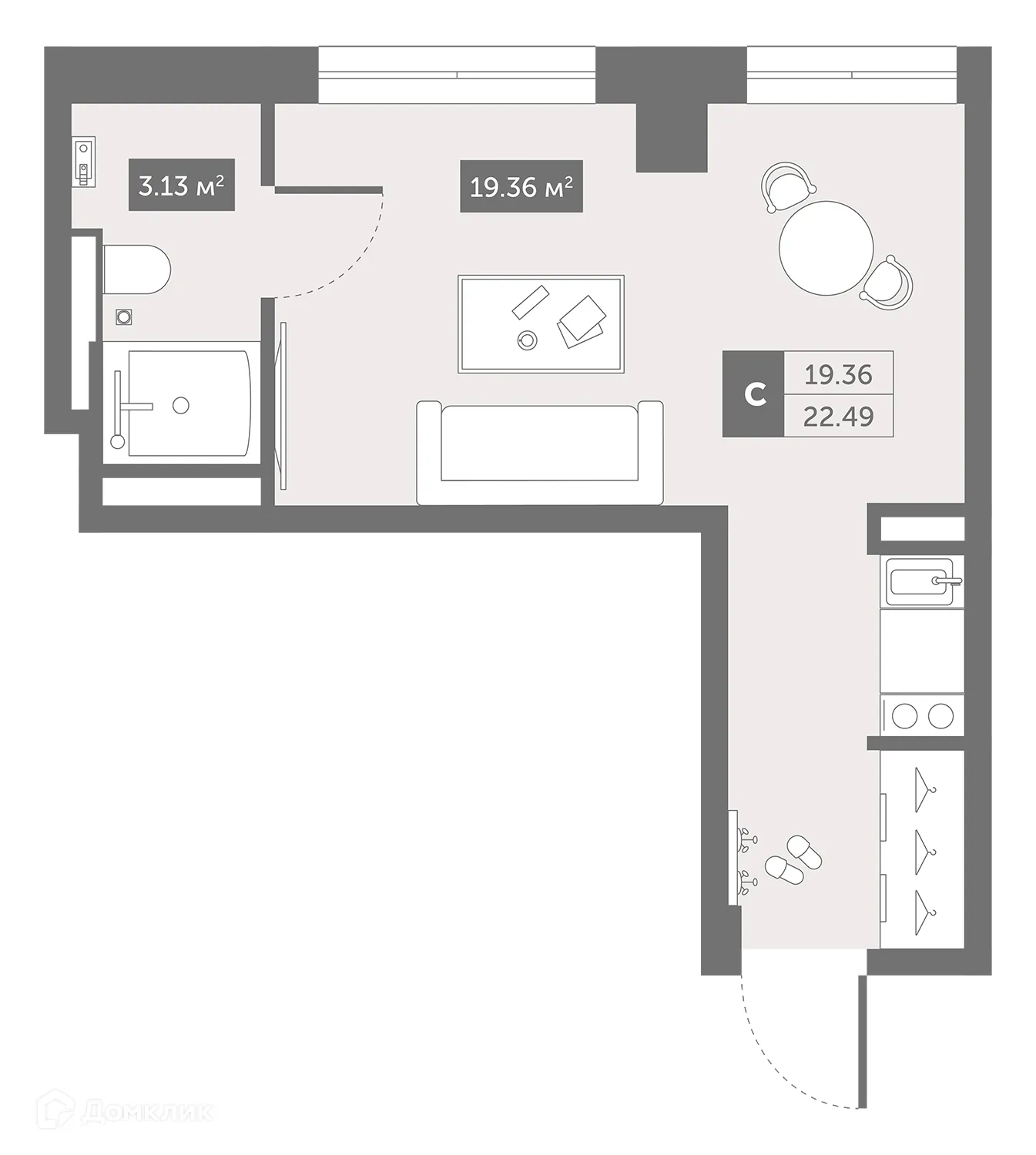 Фото квартиры в ЖК Zoom Черная Речка