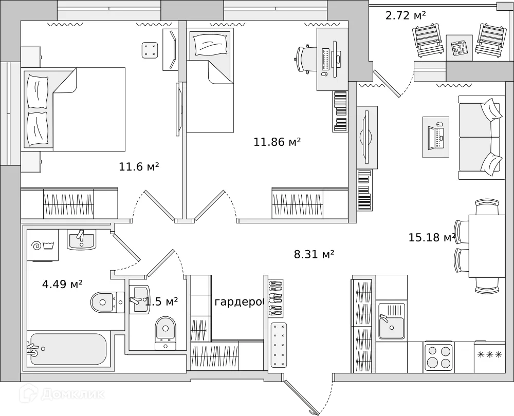 Фото квартиры в ЖК "Parkolovo (Парколово)"