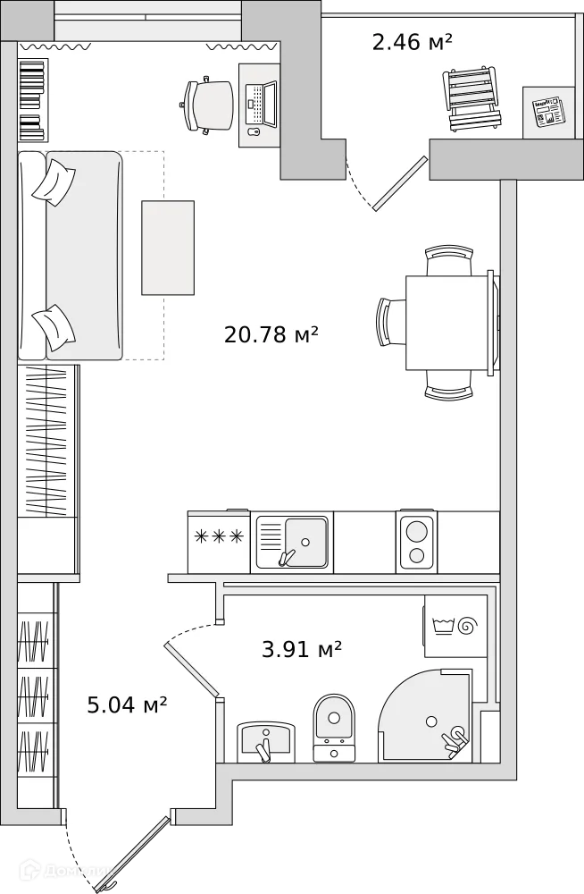 Фото квартиры в ЖК "Parkolovo (Парколово)"
