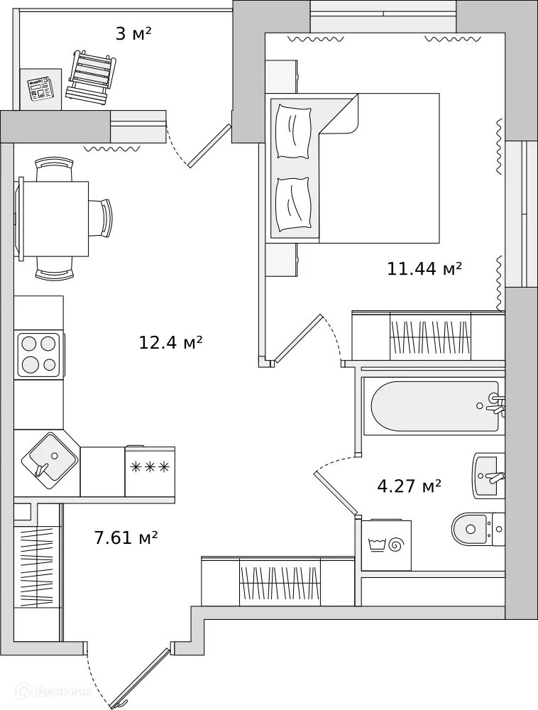 Фото квартиры в ЖК "Parkolovo (Парколово)"