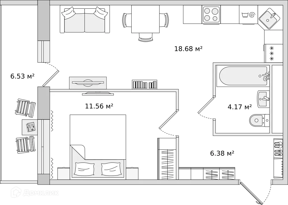 Фото квартиры в ЖК "Parkolovo (Парколово)"