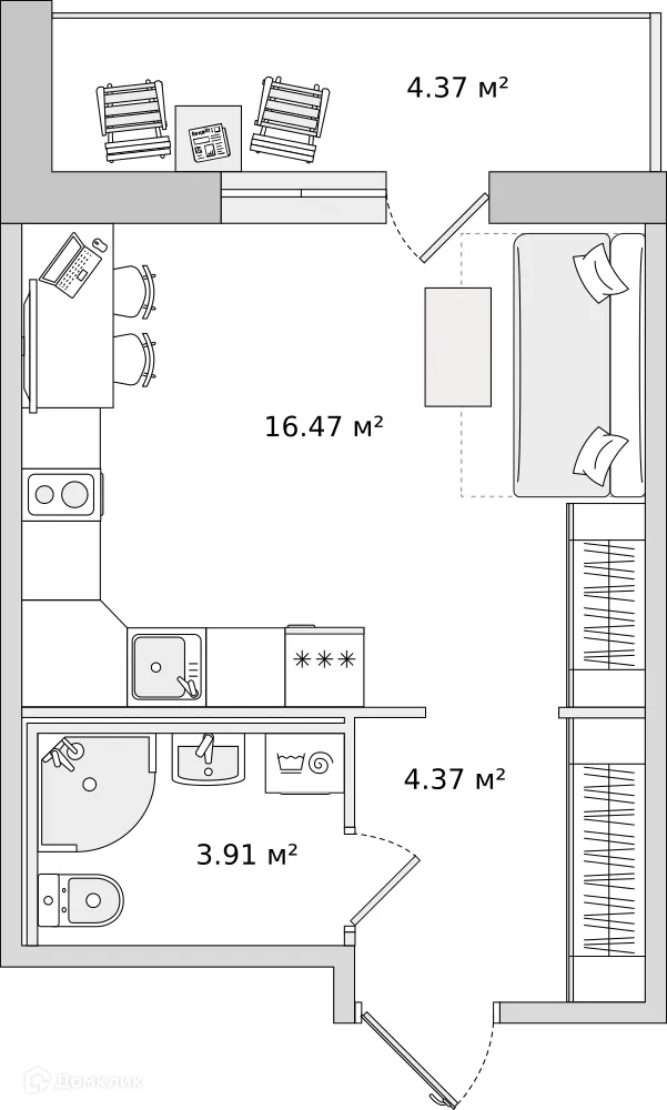Фото квартиры в ЖК "Parkolovo (Парколово)"