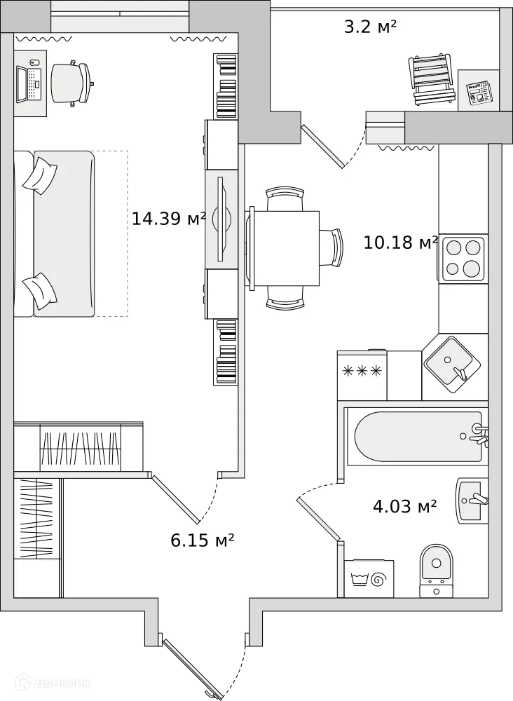 Фото квартиры в ЖК "Parkolovo (Парколово)"