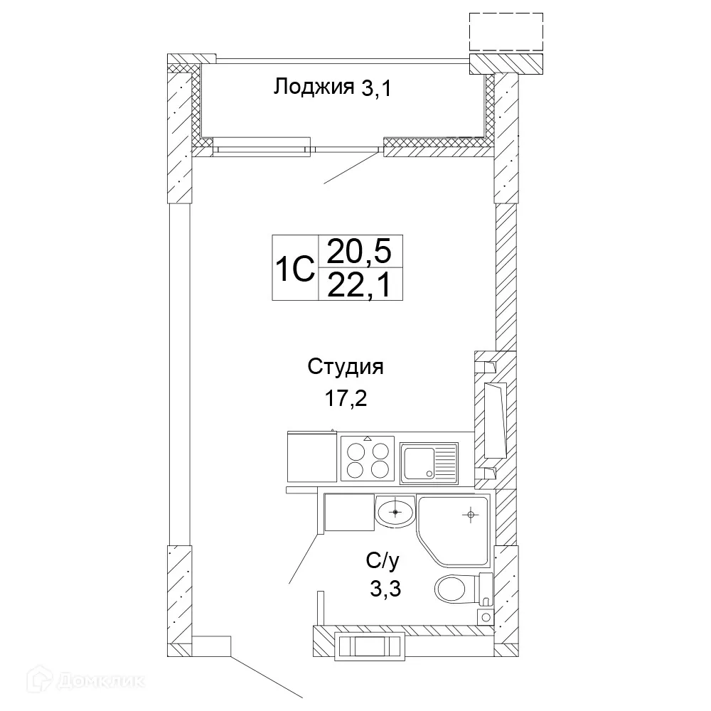 Фото квартиры в ЖК Колизей