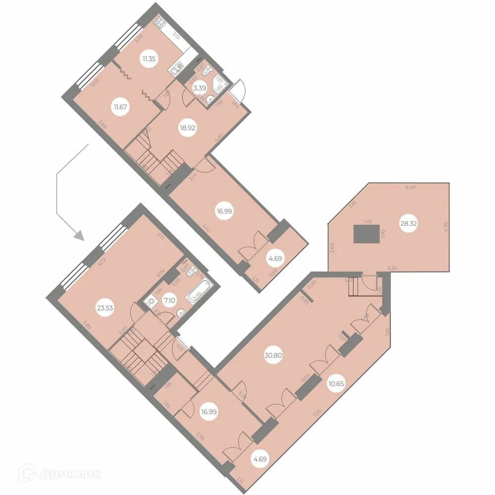 Фото квартиры в ЖК "Огни Залива"