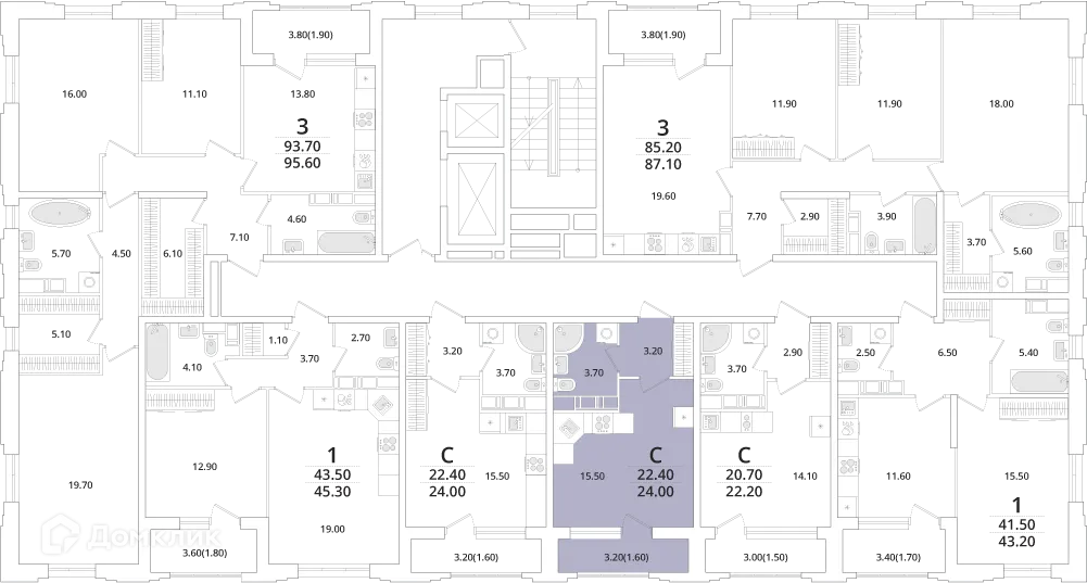 Фото квартиры в ЖК "Тайм Сквер"