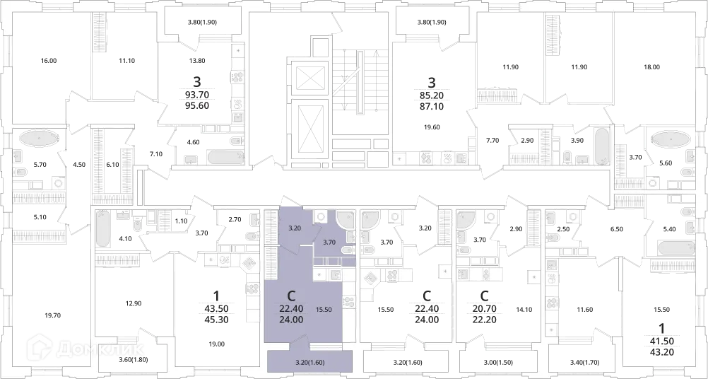 Фото квартиры в ЖК "Тайм Сквер"