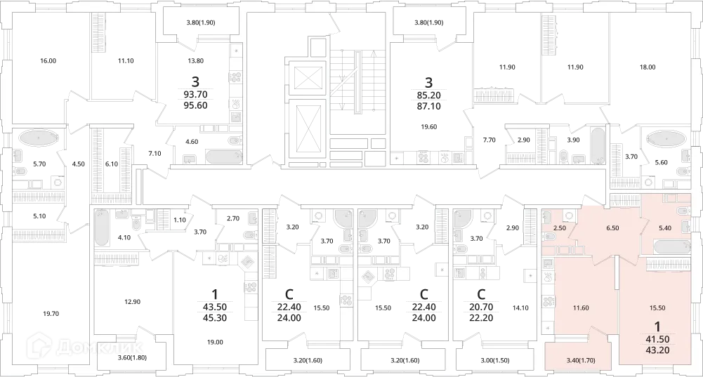 Фото квартиры в ЖК "Тайм Сквер"