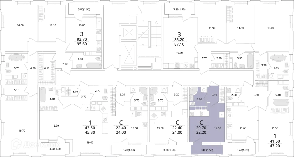 Фото квартиры в ЖК "Тайм Сквер"