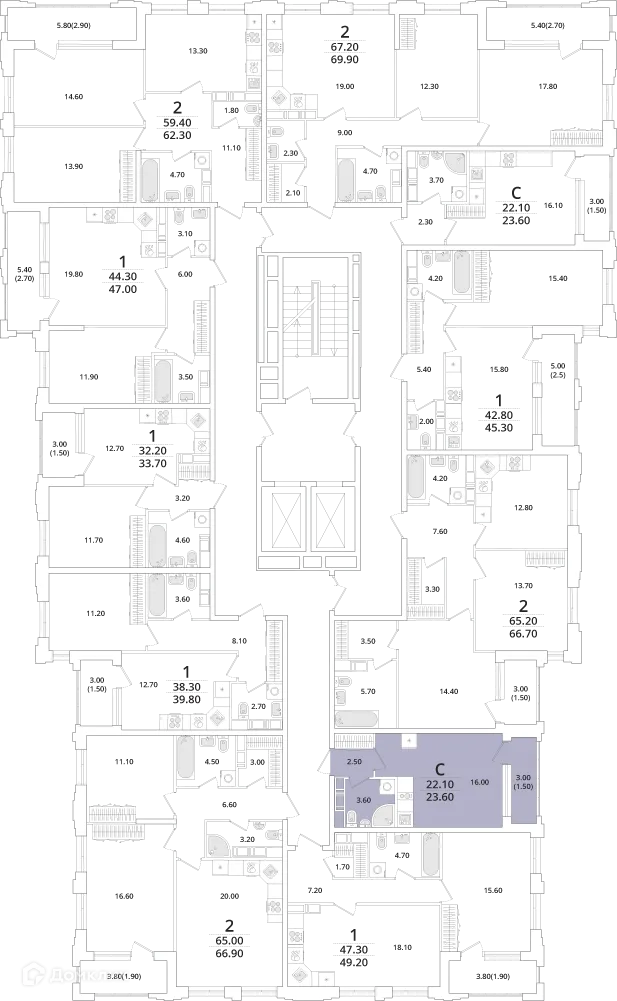 Фото квартиры в ЖК "Тайм Сквер"