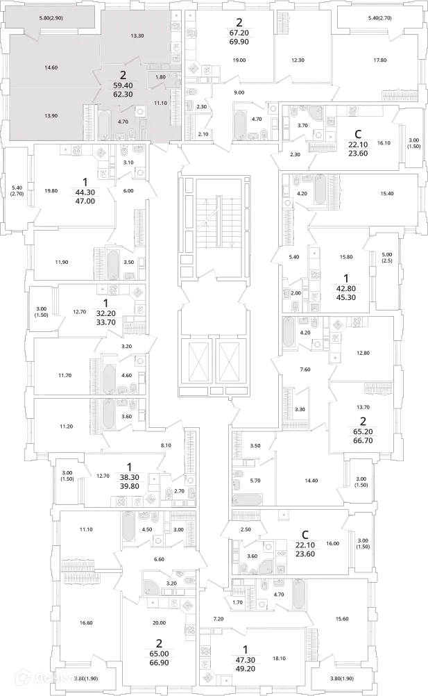 Фото квартиры в ЖК "Тайм Сквер"