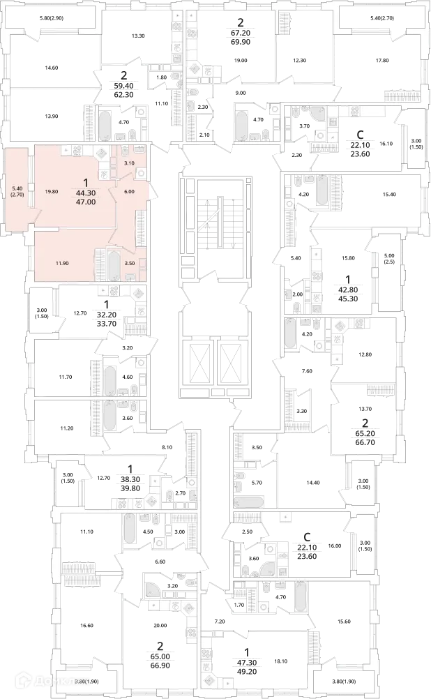 Фото квартиры в ЖК "Тайм Сквер"