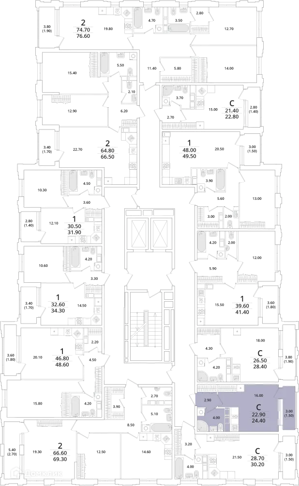 Фото квартиры в ЖК "Тайм Сквер"