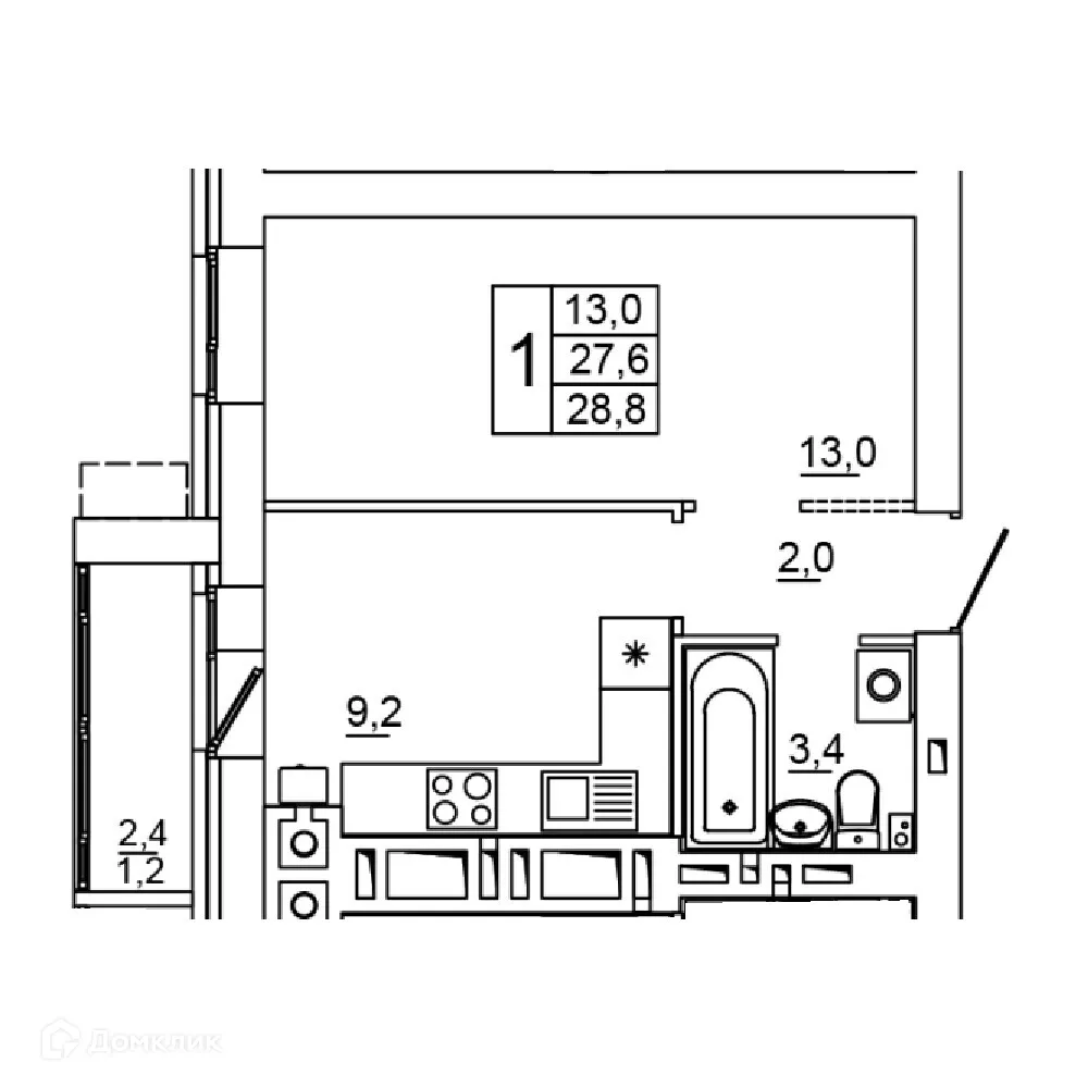 Фото квартиры в ЖК Колизей