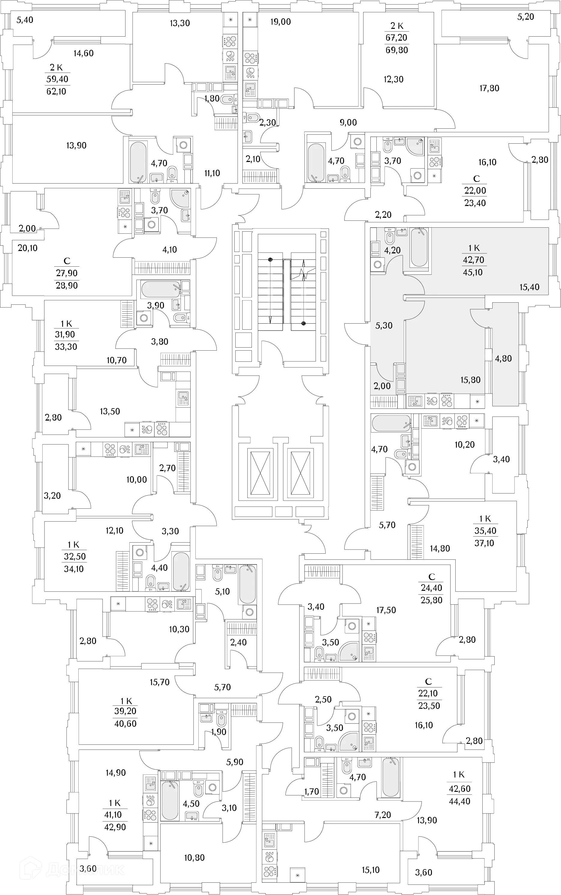 Фото квартиры в ЖК "Тайм Сквер"