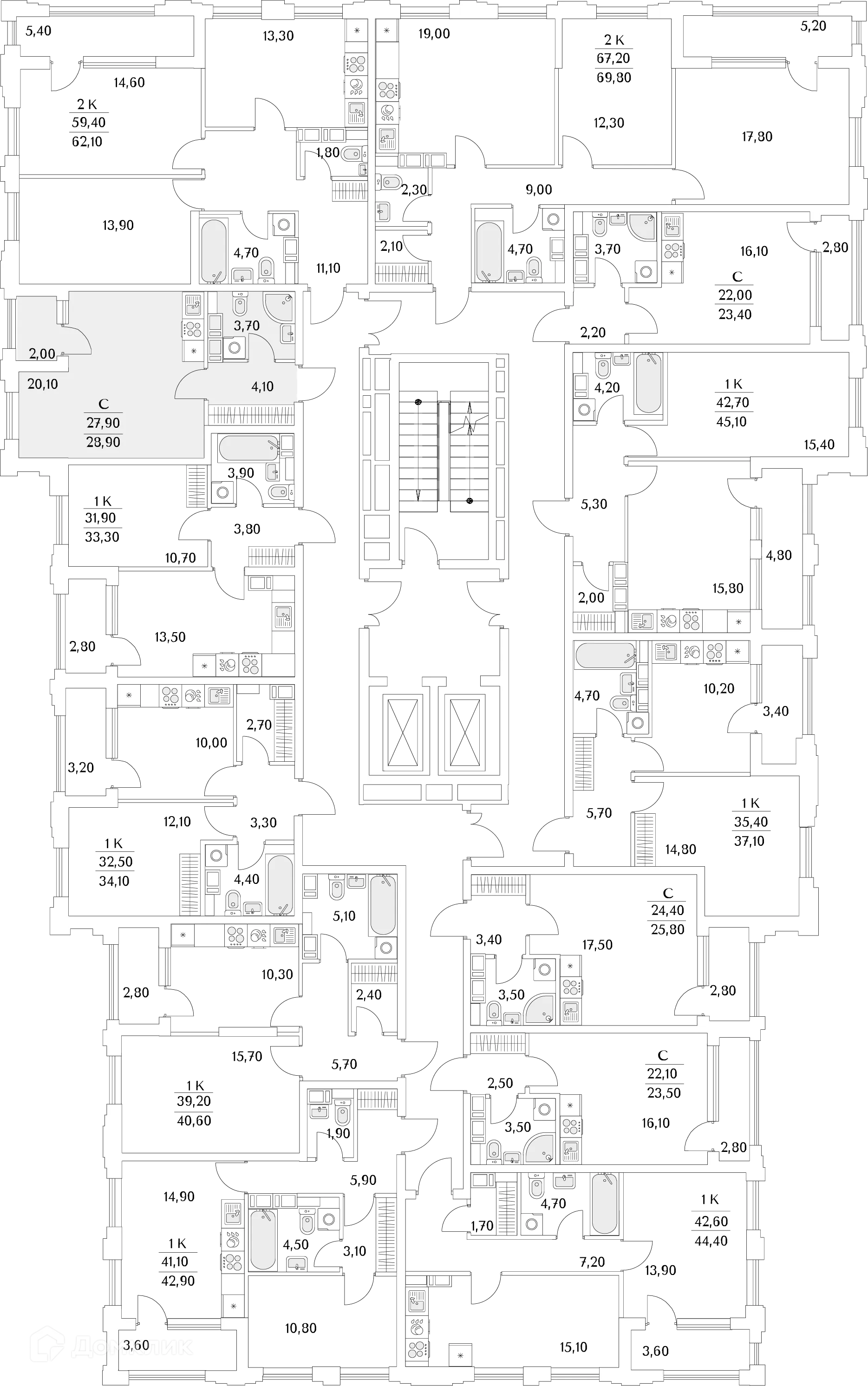 Фото квартиры в ЖК "Тайм Сквер"