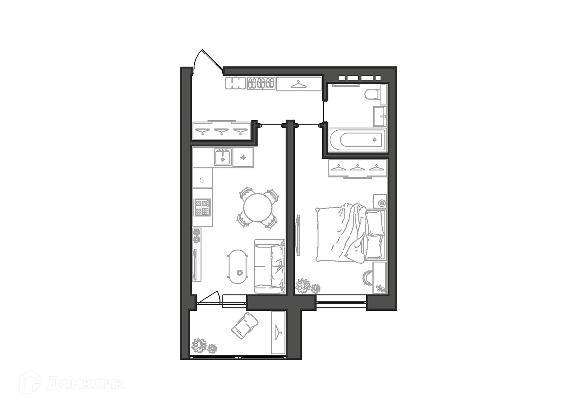 Фото квартиры в ЖК Квартал