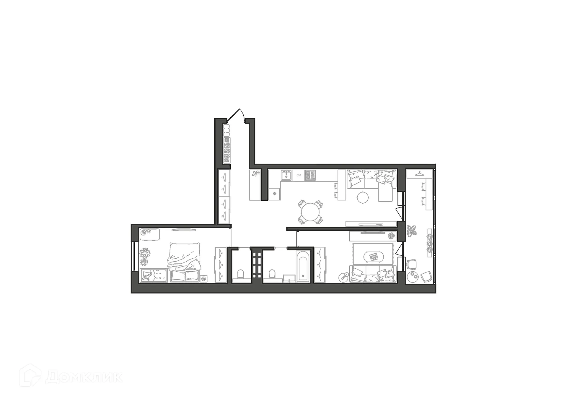 Фото квартиры в ЖК Квартал