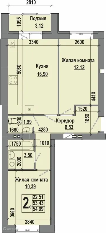 Фото квартиры в ЖК Долина