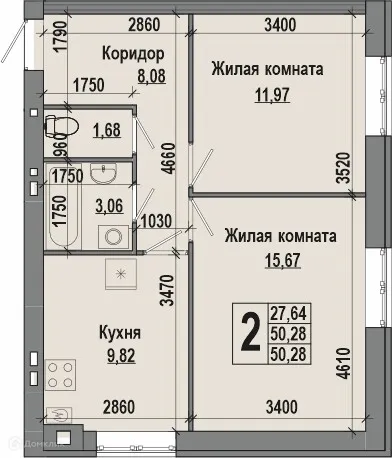 Фото квартиры в ЖК Долина