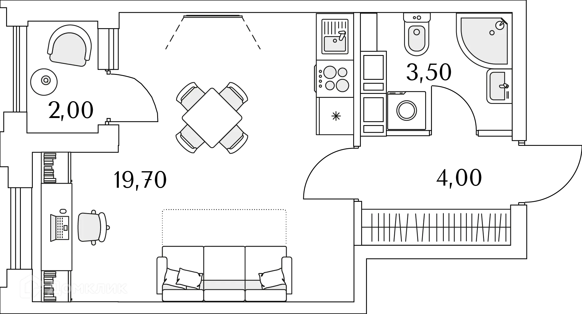 Фото квартиры в ЖК "Тайм Сквер"