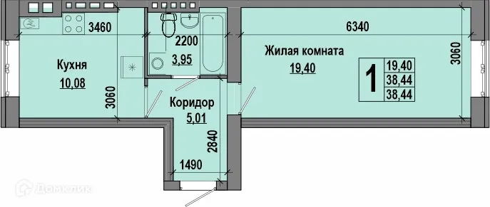 Фото квартиры в ЖК Долина