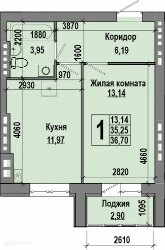 Фото квартиры в ЖК Долина