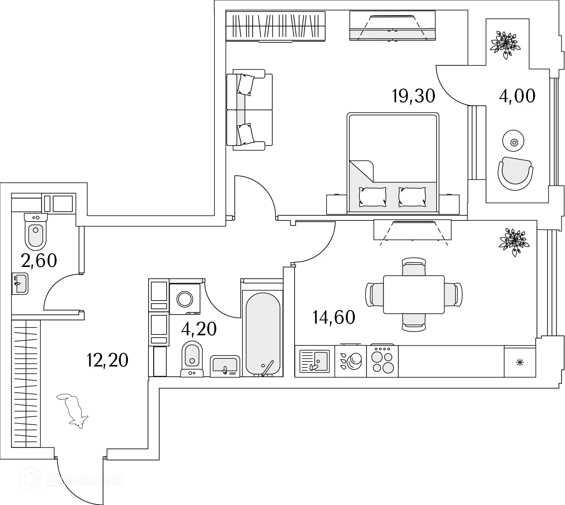 Фото квартиры в ЖК "Тайм Сквер"