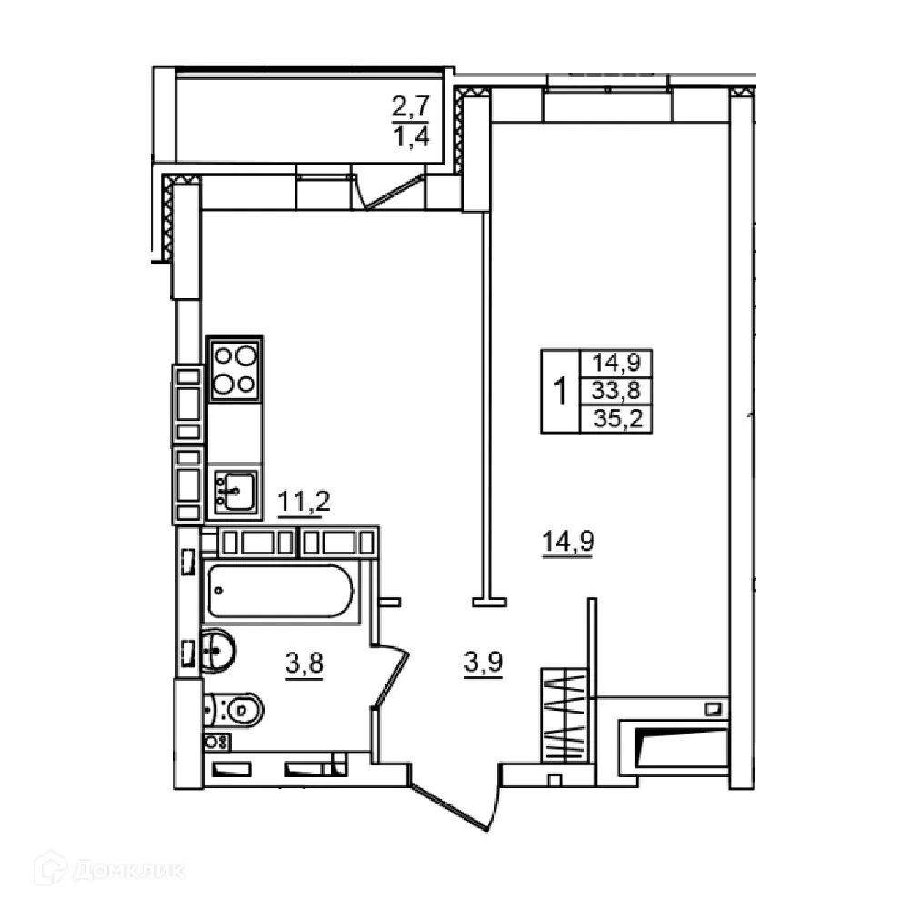 Фото квартиры в ЖК Сталь