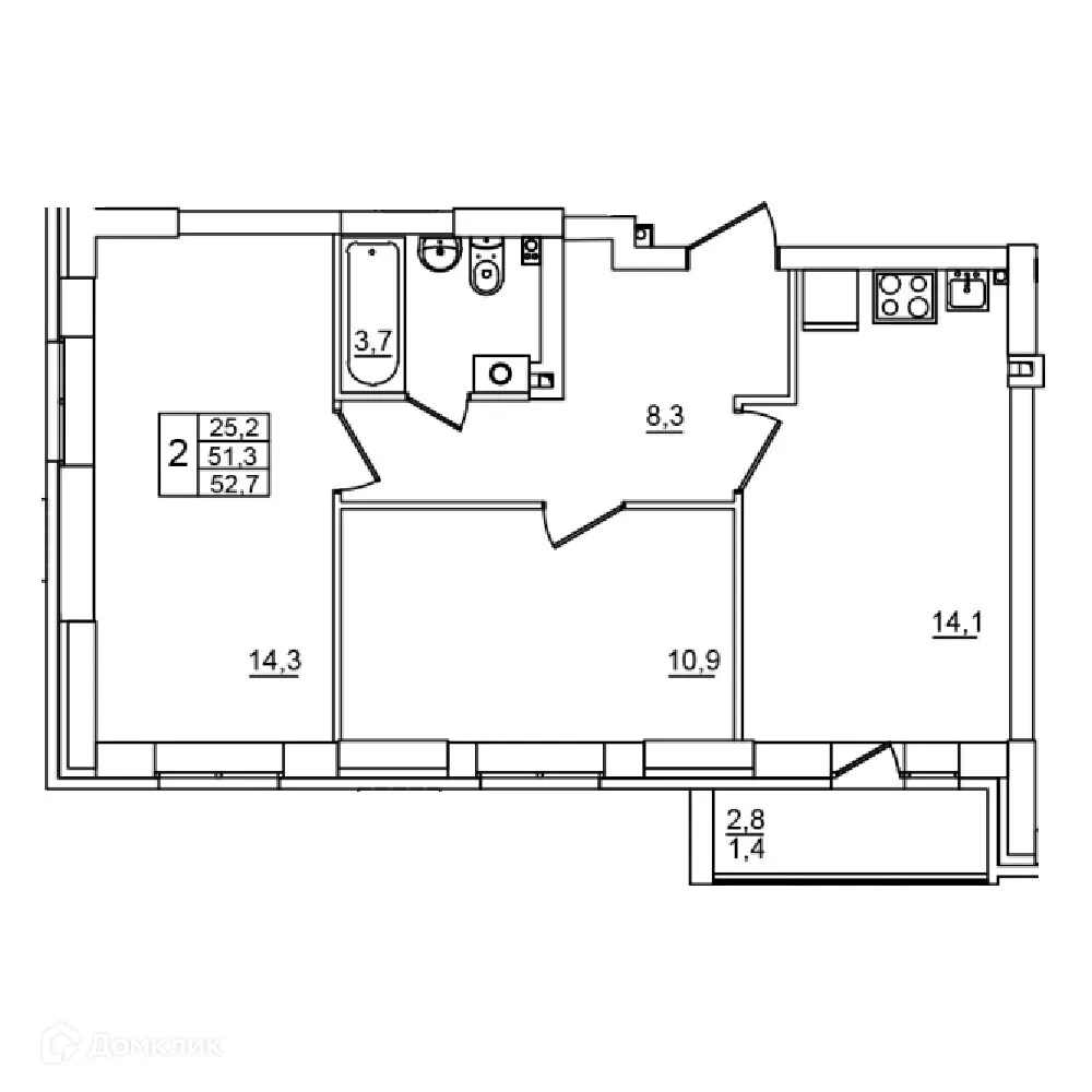 Фото квартиры в ЖК Сталь