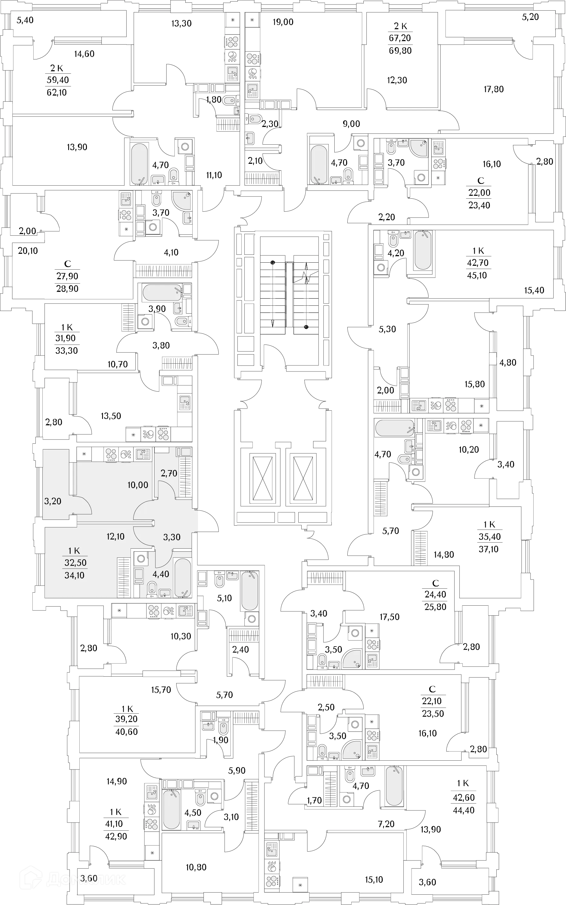 Фото квартиры в ЖК "Тайм Сквер"