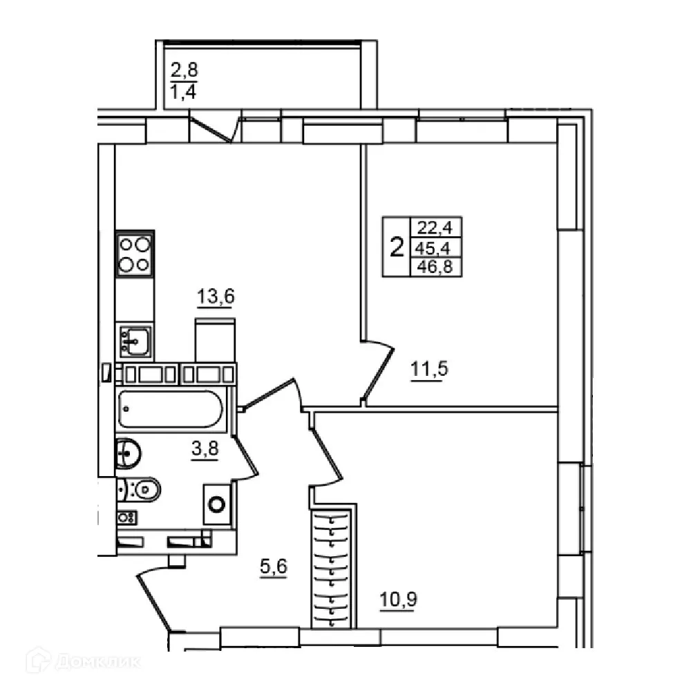 Фото квартиры в ЖК Сталь