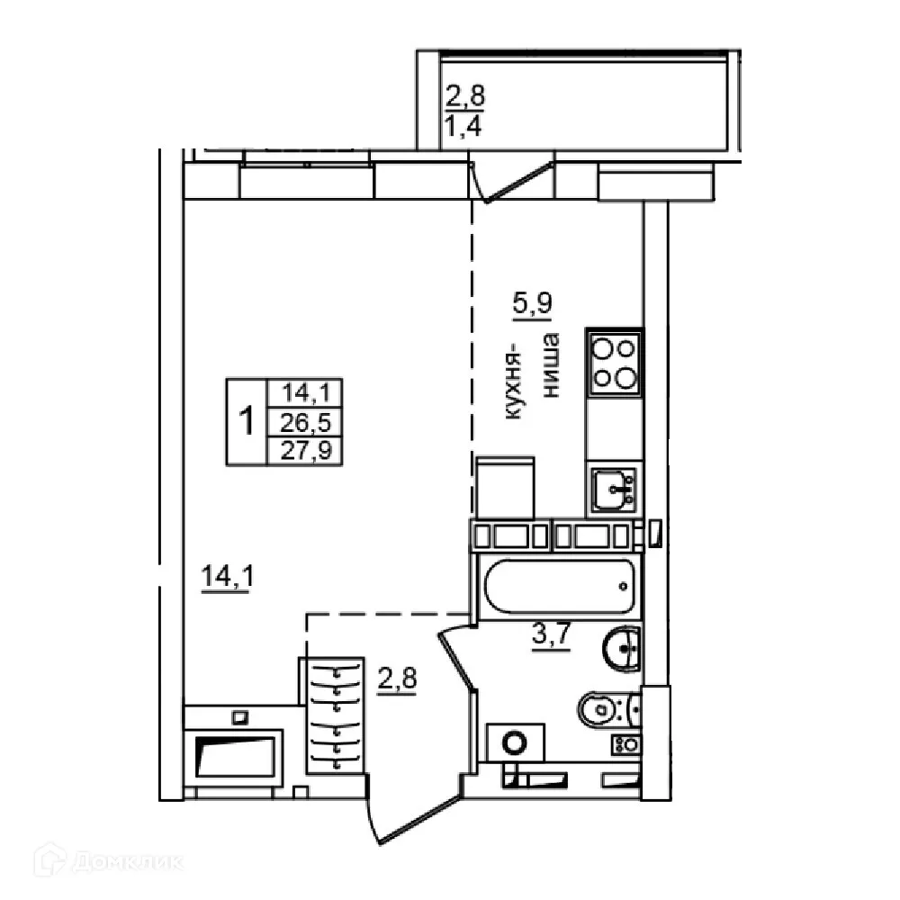 Фото квартиры в ЖК Сталь