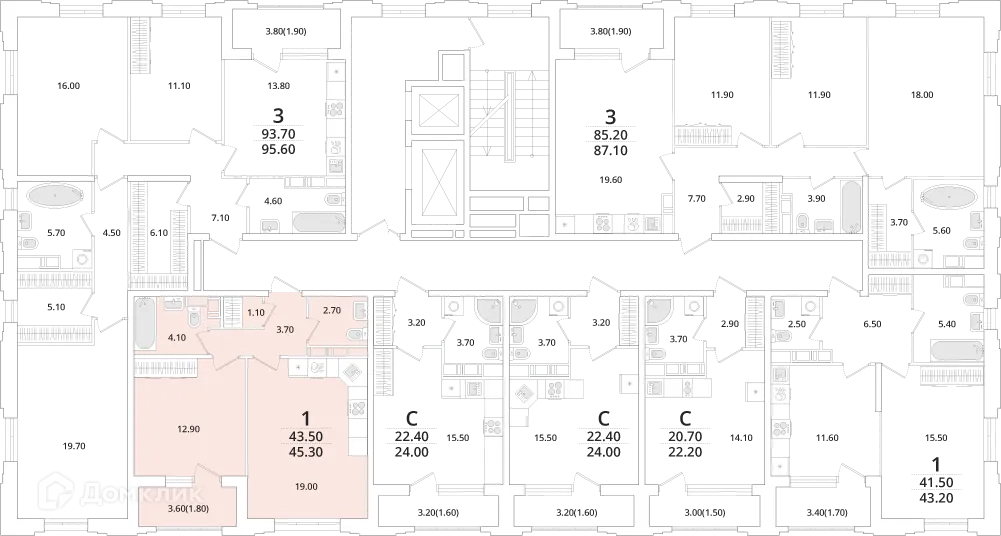 Фото квартиры в ЖК "Тайм Сквер"