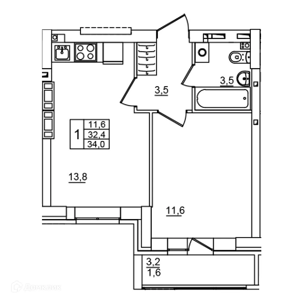 Фото квартиры в ЖК Сталь