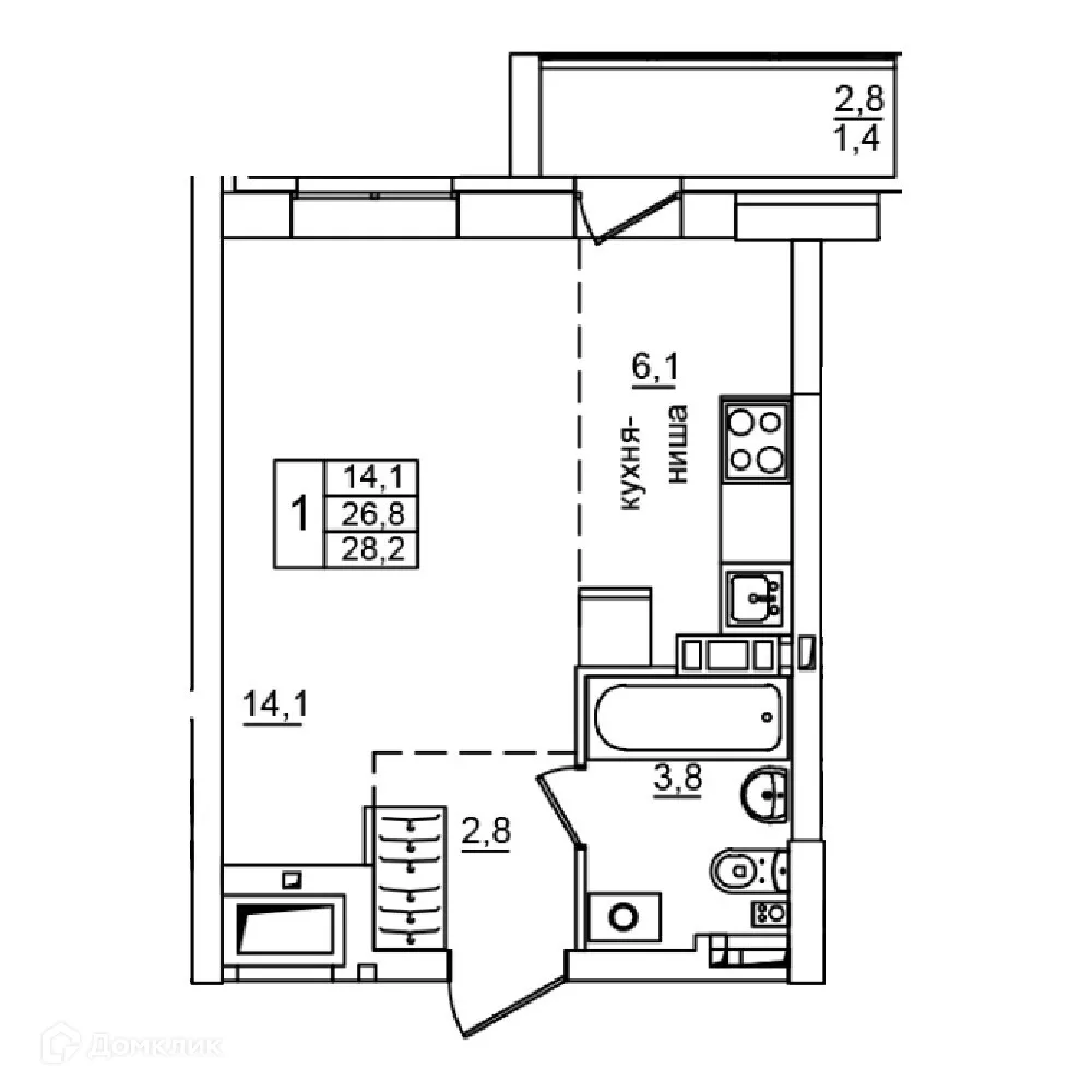 Фото квартиры в ЖК Сталь