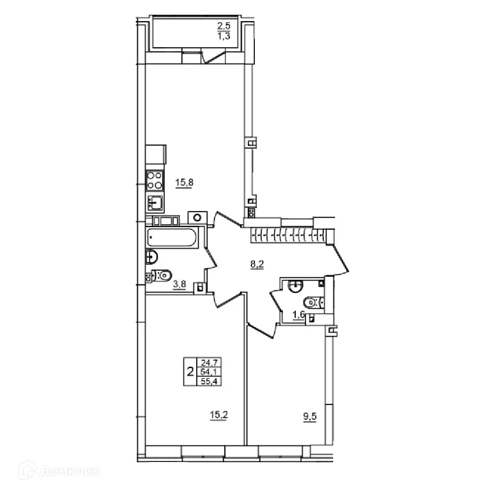 Фото квартиры в ЖК Сталь
