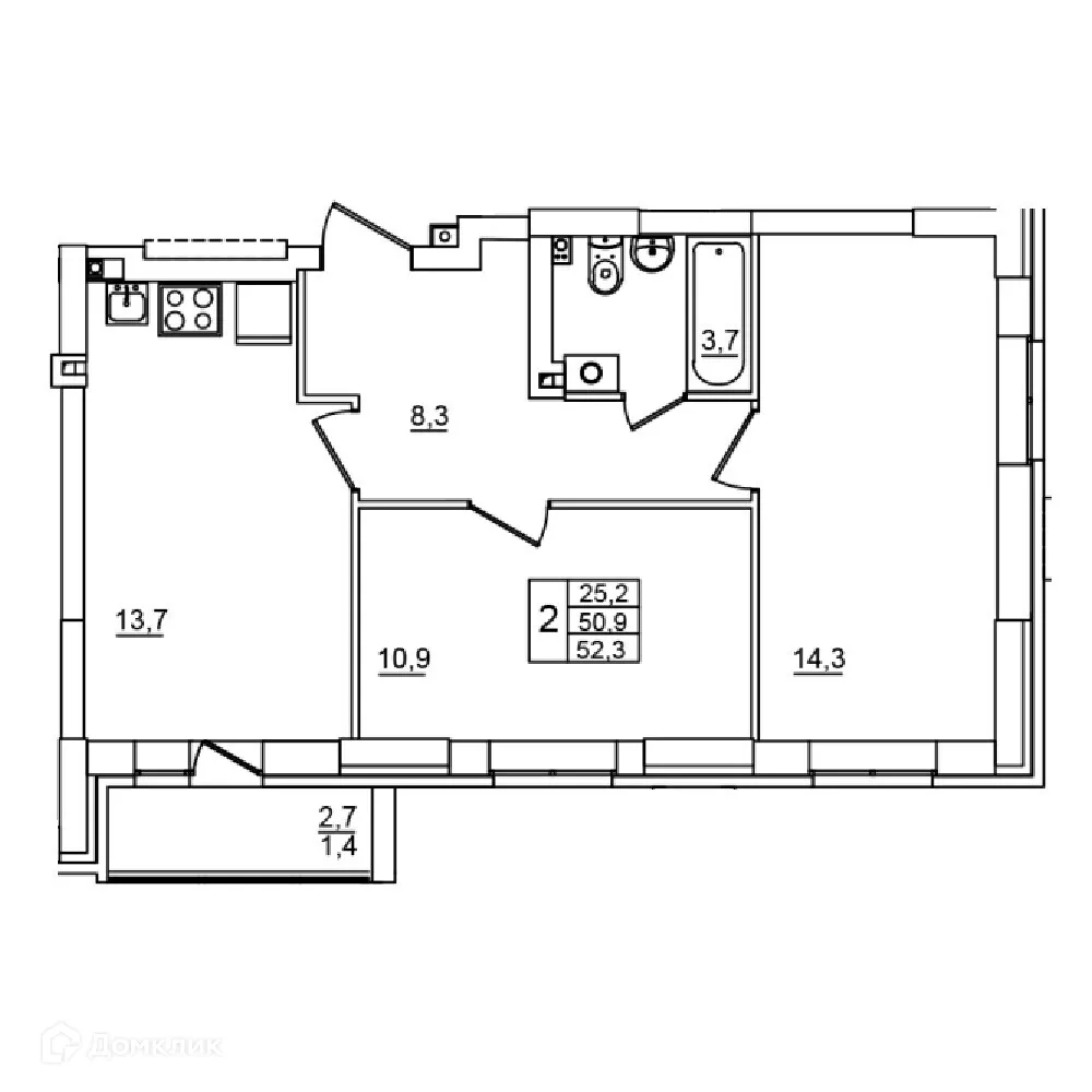 Фото квартиры в ЖК Сталь