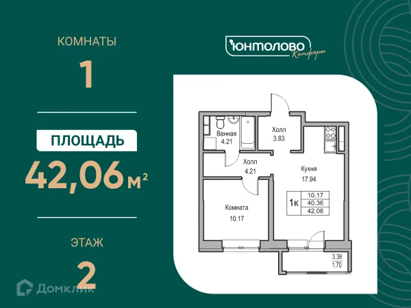 1 комн. квартиры в Санкт-Петербурге новостройки