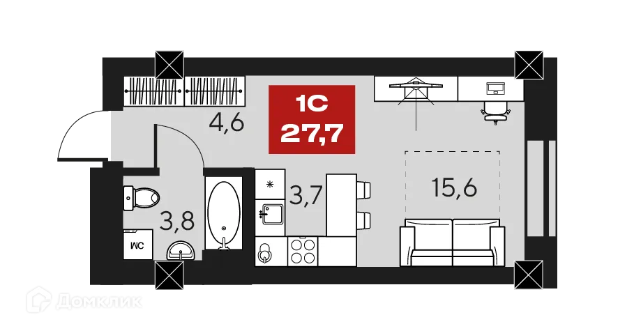 Фото квартиры в ЖК МАКИ