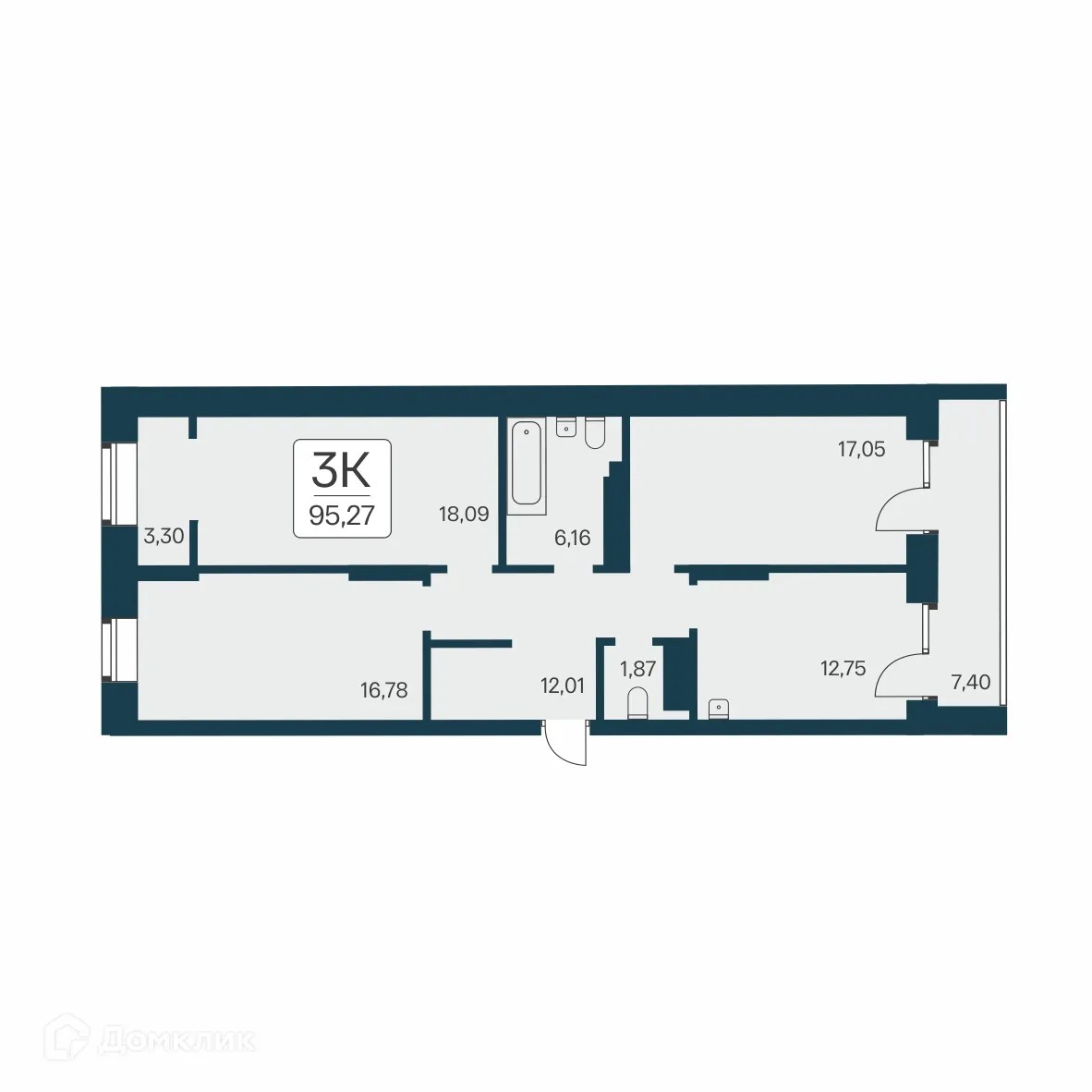 Фото квартиры в ЖК Сакура парк