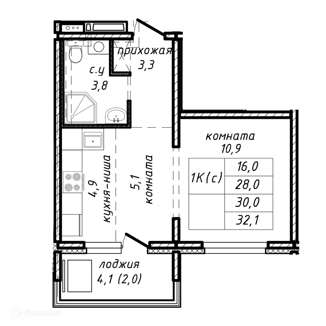 Фото квартиры в ЖК Азимут