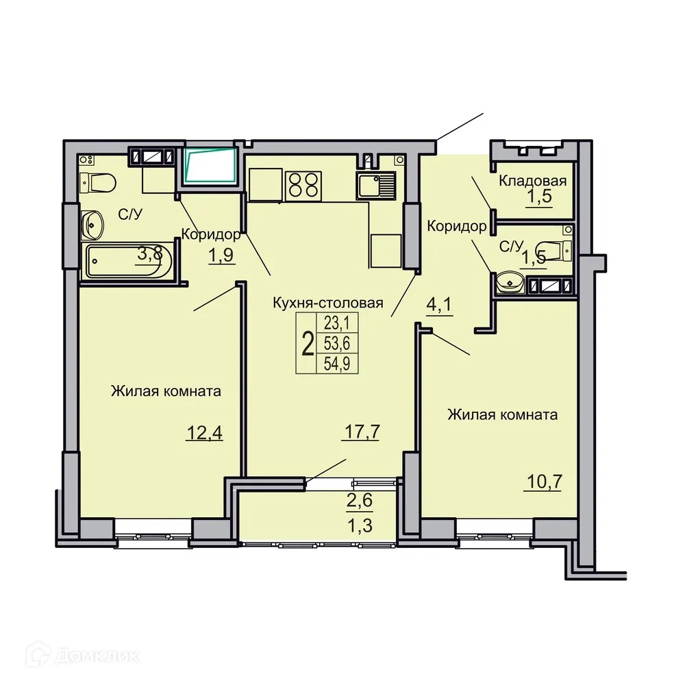 Фото квартиры в ЖК Засекин