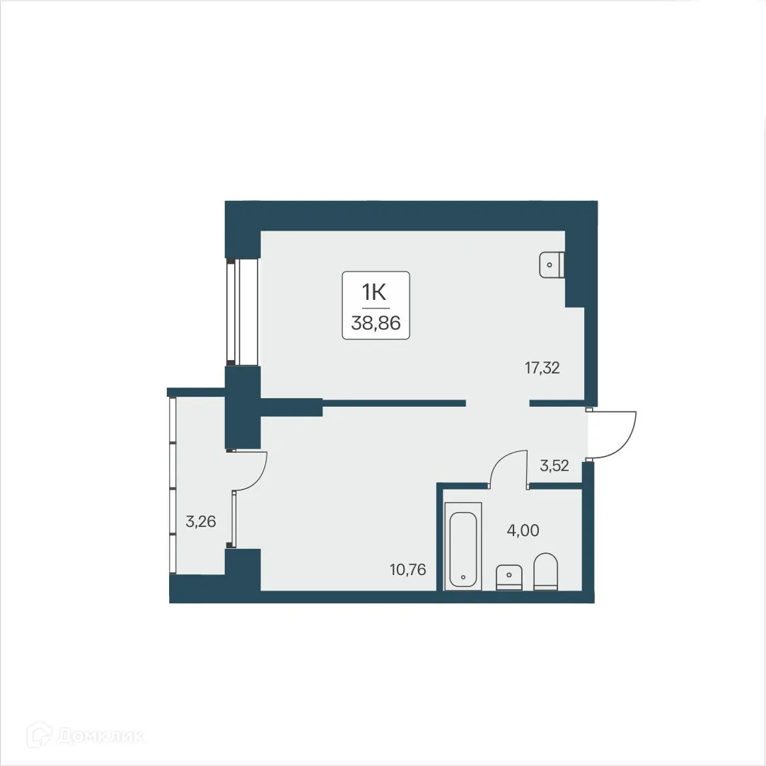 Фото квартиры в ЖК Расцветай на Дуси Ковальчук