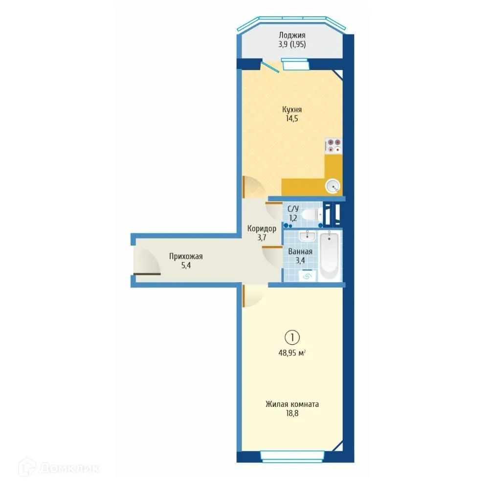 Фото квартиры в ЖК Софийский квартал