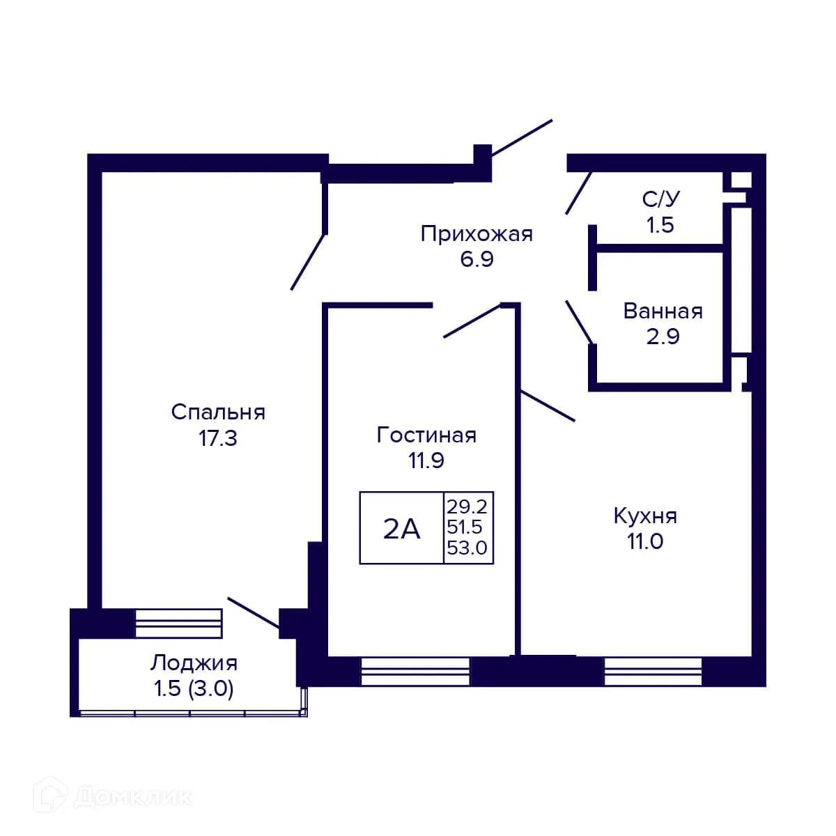 Фото квартиры в ЖК Жилой комплекс "Новые Матрёшки"