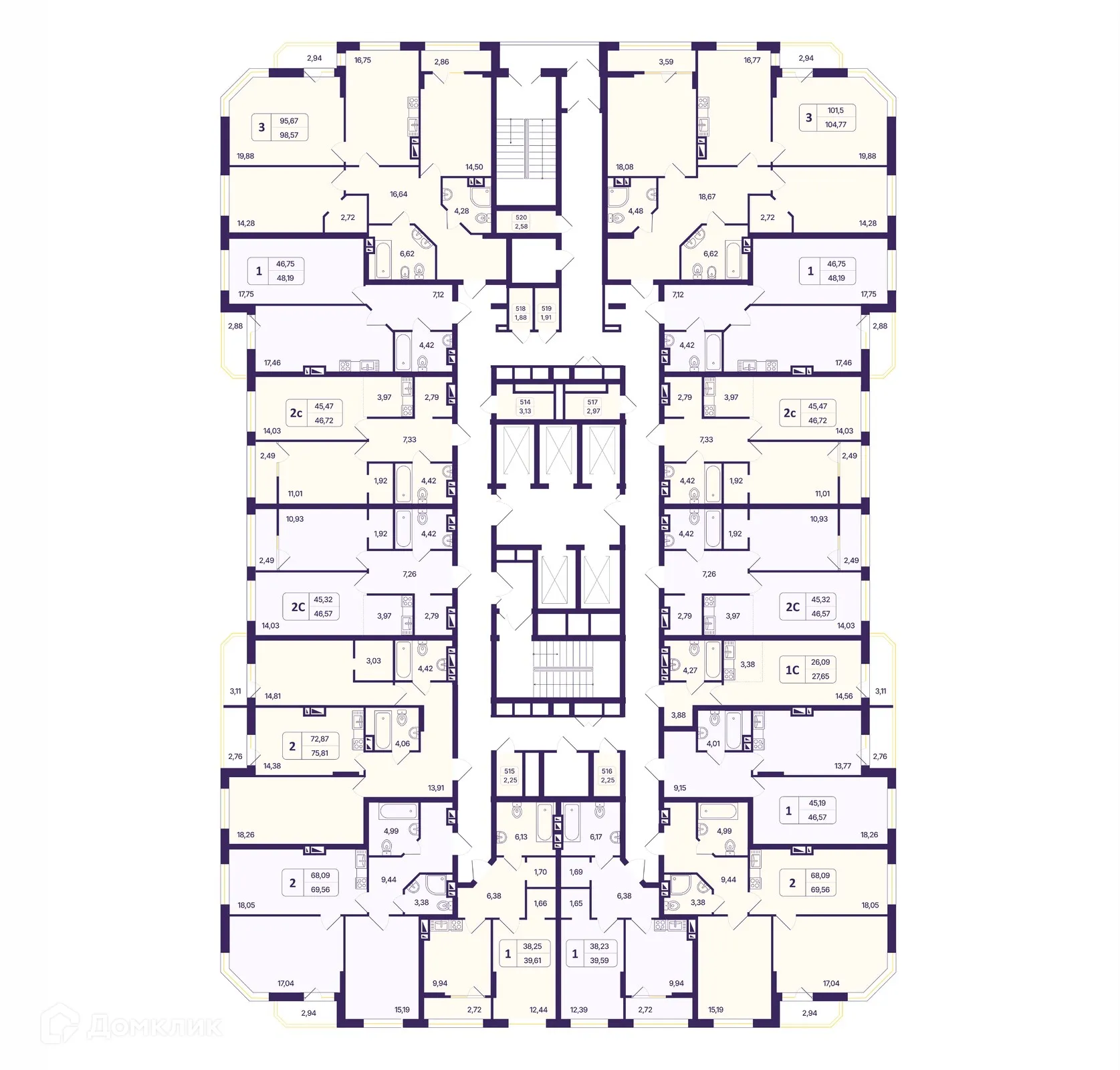 Фото квартиры в ЖК Астон. Шесть звезд