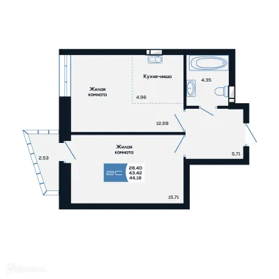 Фото квартиры в ЖК Салют