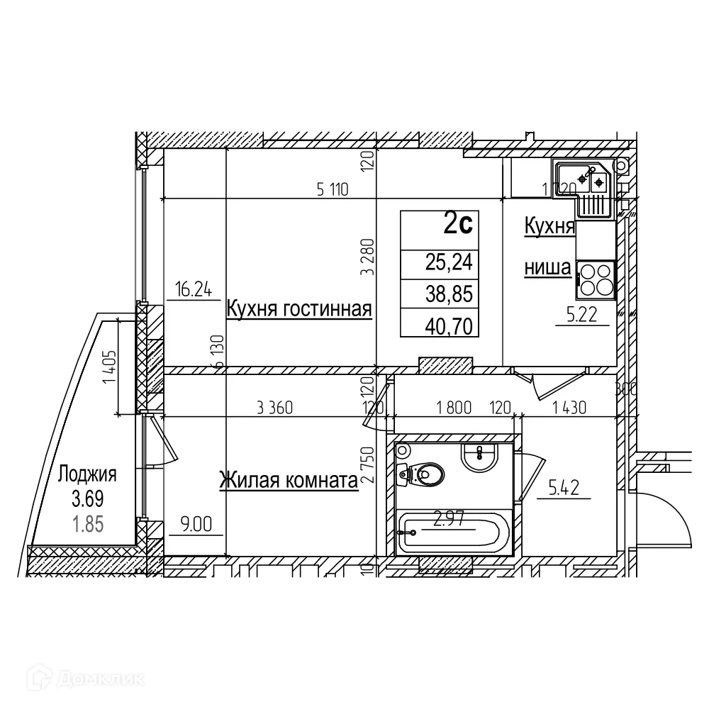 Фото квартиры в ЖК Возрождение