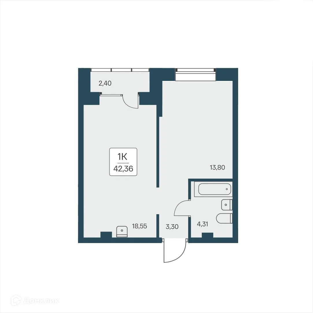 Фото квартиры в ЖК Расцветай на Дуси Ковальчук